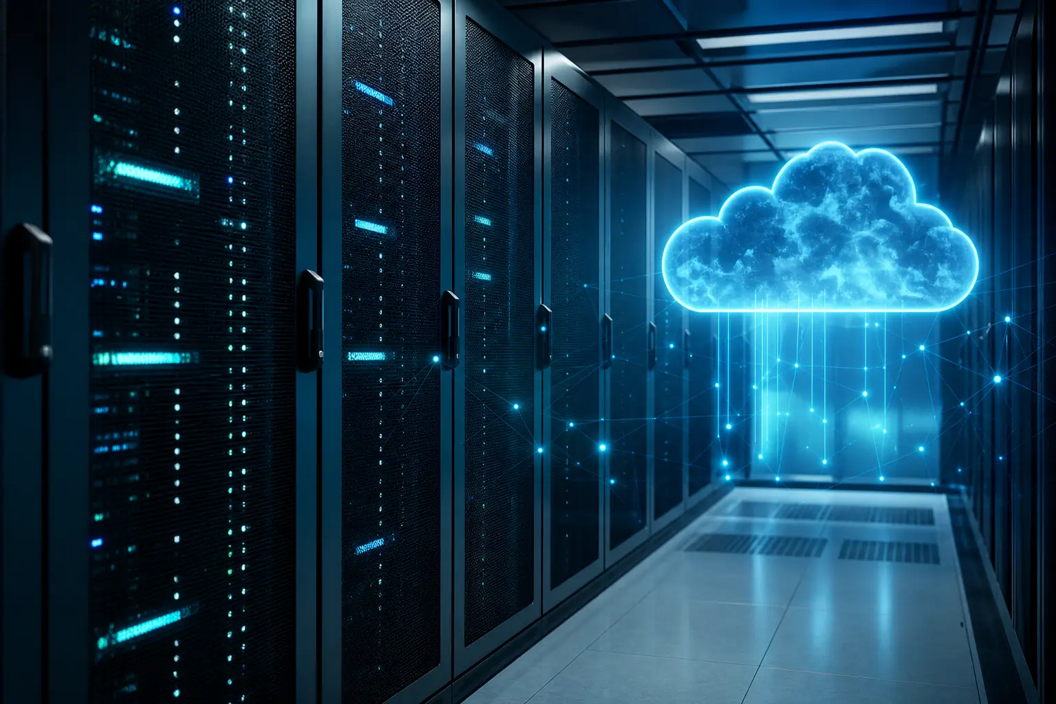 Dedicated cloud SaaS deployment illustration